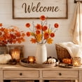 thumbnail image 5 of Linnome Fall Simulated Pumpkin Branch Decor Artificial Berry Plastic Stem Garland for Mantel Dining Table Autumn Harvest Home Ornament 17.71x5.91x3.94in, 5 of 6