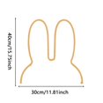 thumbnail image 4 of Feltree Large USB-Powered LED Rabbit Night Light for Nursery Decor, Wall-Mountable Bedside Lamp with Energy-Saving Technology, Child-Friendly Sleep Companion, 4 of 8