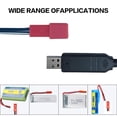 thumbnail image 4 of 3.7V USB Charging Cable with 2-Pin JST Plug Compatible with Remote Controlled Car, Airplane, RC Tank Boat and Other Remote Controlled Toys for Universal 3.7V Lipo Battery (2), 4 of 6