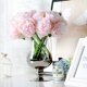 thumbnail image 2 of Bouquets de pivoines artificiales, 10 têtes de Pivoine en Soie Fausse Fleur para la decoración de Rebord de fenêtre d'hôtel de Bureau à Domicile de Mariage, centres de Table(Rose Clair) Ofspeizc LHH-0781, 2 of 5
