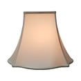 thumbnail image 4 of Royal Designs Flare Bottom Outside Square Bell Lamp Shade, Eggshell, 7" x 16" x 12.25", 4 of 5