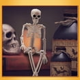 thumbnail image 5 of Widget Irfora Decoraciones de esqueleto de Halloween Calavera Novia Novio Decoración colgante con articulaciones posibles Adorno de esqueleto volador de Halloween Regalo para festivales de f Irfora Widget, 5 of 5