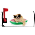thumbnail image 2 of Coolnut Mailbox Covers Magnetic Standard Size Pomeranian Dog Inside of an Watermelon Inflatable Seasonal Mail Wraps for Home Outdoor Decor, 25.4"x20.78", 2 of 5