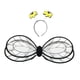 thumbnail image 5 of Diadema con alas de animal para mujer, accesorio ligero para cosplay y baile escénico. Negro, 5 of 9