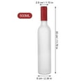 thumbnail image 3 of Monyance Empty Wine Bottle 2pcs Empty Wine Bottle Multifunctional Wine Bottle Decorative Empty Wine Glass Bottle(11.81X2.36X1.1Inches), 3 of 10