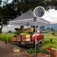 thumbnail image 5 of Quictent 10'x10' Heavy Duty Pop Up Canopy Tent, Ez Outdoor Commercial Canopies with Sand Bags and Wheeled Carry Bag, Grey, 5 of 7