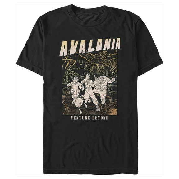 Men's Strange World Avalonia Venture Beyond Graphic Tee Black 2X Large