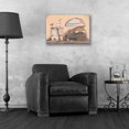 thumbnail image 3 of Epic Art 'Beach Cottage' by Pam Britton, Acrylic Glass Wall Art, 24"x16", 3 of 3