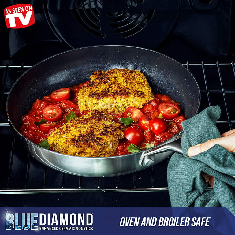 As Seen on TV Blue Diamond 10-Pc. Cookware Set
