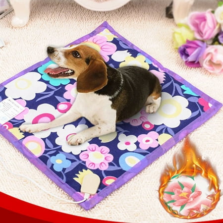 40*40cm Pet Warm Electric Heat Heated Heating Heater Pad Mat Blanket Bed Dog Cat