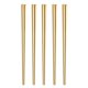 thumbnail image 1 of Palillos de acero inoxidable, 5 pares de palillos reutilizables, fáciles de usar, palillos para familia/hotel/restaurante de 23 cm, 1 of 5