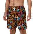 thumbnail image 2 of Uemuo Daisies Flowers Pattern Mens Swim Trunks Quick Dry Board Shorts with Mesh Lining, Stretch Beach Shorts Quick Dry No-Chafing Board Shorts-XX-Large, 2 of 9