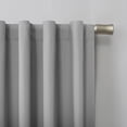 thumbnail image 3 of Sun Zero Cyrus 1-Piece  Thermal 100% Blackout  Back Tab/Rod Pocket Curtain Panel, Silver Gray, 40”W x 84"L, 3 of 9