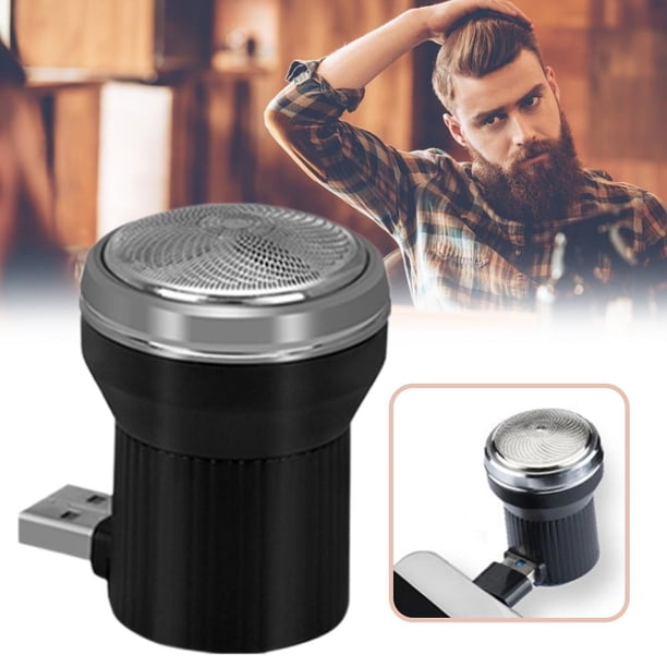 Máquina De Afeitar Para Teléfono, Maquinilla De Afeitar Eléctrica Portátil,  Recortadora De Barba, Miniafeitadora De Bolsillo En Forma De L Con Enchufe 