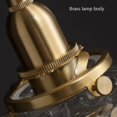 thumbnail image 4 of Home Glass Small Ceiling Light E14 1 Light Brass Ceiling Light Nordic Ceiling Light Bathroom Balcony Indoor Ceiling Light Stairs Entrance Near Ceiling, 4 of 5