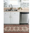 thumbnail image 3 of Unique Loom Outdoor Traditional Collection Area Rug - Gilded (2' x 6' 1" Runner Multi/Red), 3 of 8
