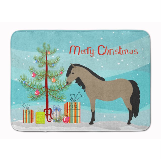 "Treasures Welsh Pony Christmas Floor Mat, 19""" x 27"", Multicolor" Caroline's Treasures BB9277RUG