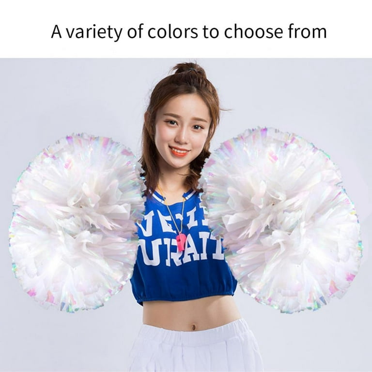 Cheer Poms  Cheerleading and Dance Poms of the Highest Quality - Metallic  and Plastic Cheerleading Poms - Poms in Your Cheerleader Team Colors