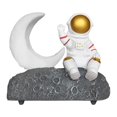 thumbnail image 1 of Wireless Bluetooth Speaker with LED Light Astronaut and Moon Shape FM Radio USB Decorative Bass Stereo Speaker Gold, 1 of 4