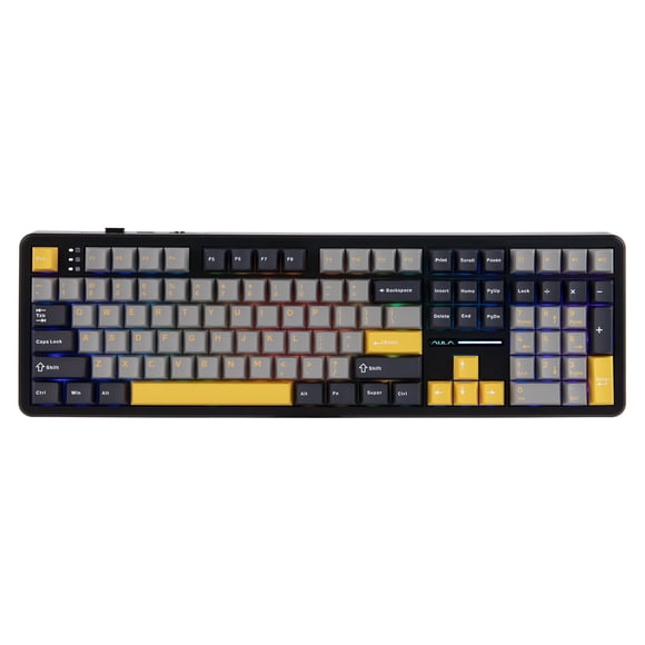 Teclado Gamer Mecánico MechLands Aula F108 Inalámbrico Hot-Swappable