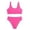 X4Hot Pink, variant on lnmuld Girls Swimsuit Two Piece Stylish Floral Print Tankini Swimsuit for Girls Youth Teen Beach Summer Outfit Size:7-8 Years