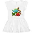 thumbnail image 3 of Inktastic Cute Dinosaurs Girls Toddler Dress, 3 of 5