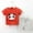 Red, variant on Babcutegg Boys Short Shirt and Shorts Set Baby Summer T-Shirt and Pants Sets Printed Round Neck Athletic Outfit Set Red Size 110cm