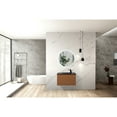 thumbnail image 6 of George William Cabinetry Contemporary Wall Hung Bathroom Vanity Set With Black Quartz Sand Integrated Single Sink, 6 of 6