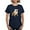 Navy, variant on CafePress - Sitting Bulldog Women's Classic T Shirt - Women's Traditional Fit Dark T-Shirt