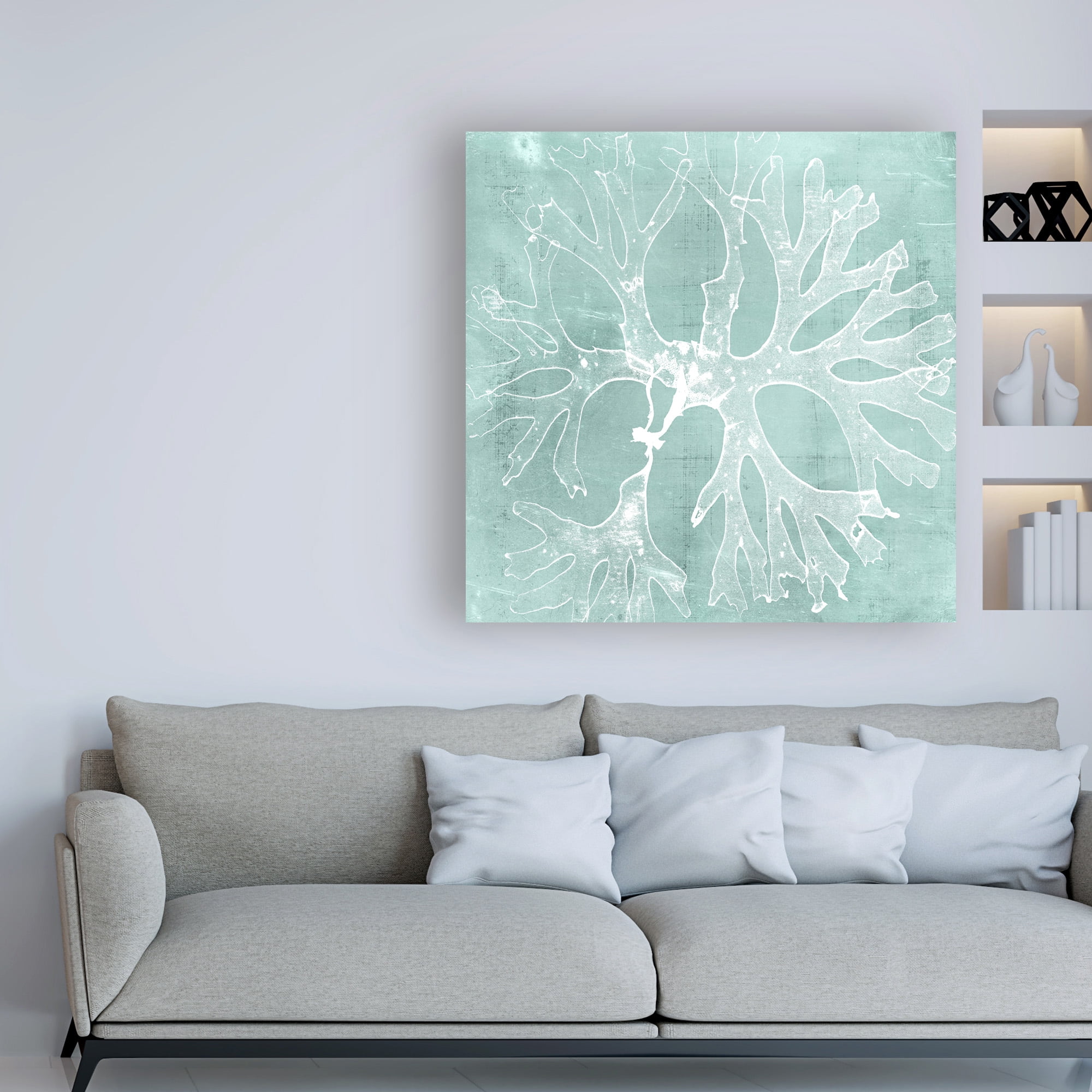 Trademark Fine Art 'Seaweed on Aqua III' Canvas Art by Vision Studio
