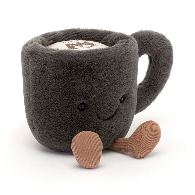 Jellycat 3.54" Amuseables Coffee Cup Soft Plushies Toys, Cuddly and Soft Stuffed Animals Plush Toys Doll, Birthday Gift for Kids