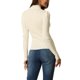 thumbnail image 3 of Suéter casual de manga larga con cuello alto y fruncido en la parte delantera para mujer Inspire Chic, talla XL, color blanco, 3 of 6