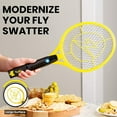 thumbnail image 3 of Zap It! Electric Fly Swatter Racket & Mosquito Zapper - High Duty 4,000 Volt Electric Bug Zapper Racket - Fly Killer USB Rechargeable Fly Zapper Indoor Safe - Large, 3 of 8
