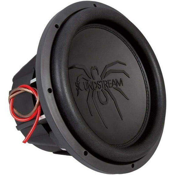 Soundstream T5.124 Tarantula T5 12 Inch 2000 Watt Max 4 Ohm DVC Subwoofer, Black