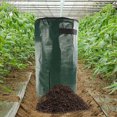 thumbnail image 3 of CSChome Garden Compost Bags with Dual Openings Garden Compost Sacks Large Capacity Tear-Resistant Eco-Friendly Plastic Fertilizer Waste Sacks Easy to Install, 3 of 6