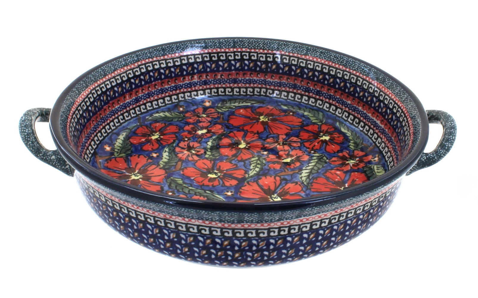 large round casserole dish