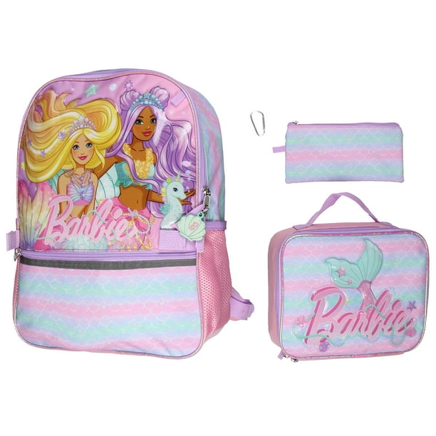 Set de Mochila AI ACCESSORY INNOVATIONS Barbie Sirenas 5 Piezas