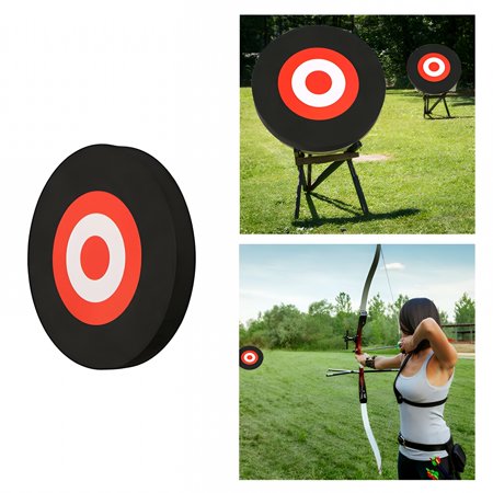 BESTSKY EVA Mobile Archery Target Round Foam Bow and Arrow Shooting Practice Target for Hunting and Outdoor Sports Lightweight Portable Target Accessory