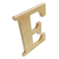 thumbnail image 4 of 4 Inch Wooden Letter E Ready for Painting or Decorating, 4 of 5