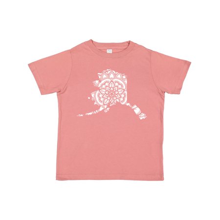 

Inktastic Alaska Silhouette Mandala Gift Toddler Boy or Toddler Girl T-Shirt