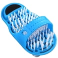 thumbnail image 1 of Lavar pies y pantuflas, ducharse en el baño sin doblar los pies, cepillar los pies para limpiar, cepillar pantuflas, lavadora, exfoliante de bañera, bastoncillo de masaje pegado al suelo., 1 of 5