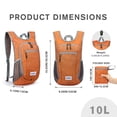 thumbnail image 6 of G4Free 10L/15L/20L Hiking Backpack Lightweight Packable Hiking Daypack Small Travel Outdoor Foldable Shoulder Bag, 6 of 8