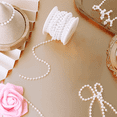 thumbnail image 3 of Perlas Dinheiro para manualidades, cuentas de perlas de imitación, soporte para rollo, adorno de cuentas, cadena de perlas para decoración del hogar, 20 m/66 pies en totalEstilo: Estilo 2;, 3 of 6