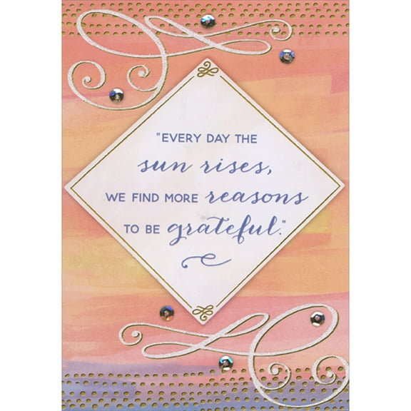 Happy Thanksgiving 3D Greeting Card w/Envelope