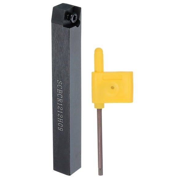 Uxcell 15/32" CNC Lathe Indexable Carbide Turning Tool Holder SCBCR1212H09 75°