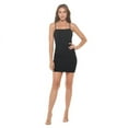 thumbnail image 3 of Black Small Size Women's Sleeveless Mini Cocktail Dress, Spaghetti Strap Bodycon Sexy Going Out Party, Trendy Spring Summer 2024, 3 of 6