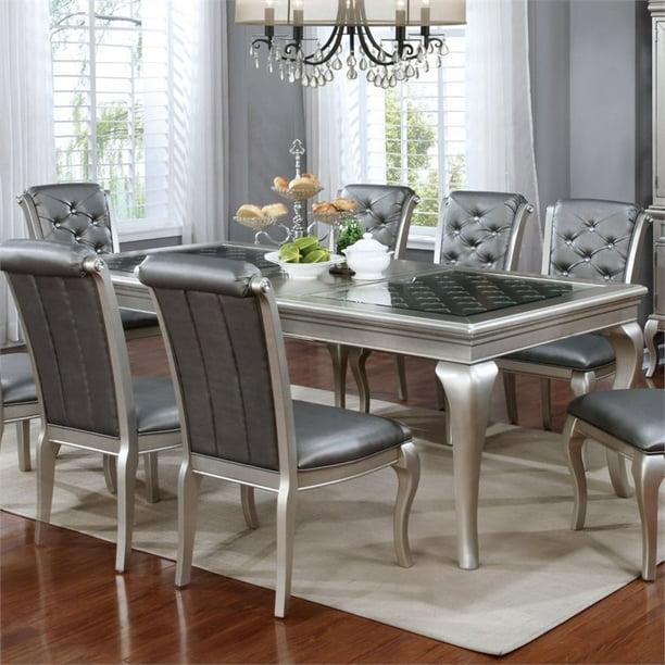 Furniture Of America Bethlehem 66 Inch Solid Wood Dining Table In Champagne Com Furniture Of America Bethlehem 66 Inch, Furniture Of America Dining Table