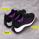 thumbnail image 2 of Mocasines informales para mujer, zapatillas deportivas informales para suministros al aire libre (40 negro morado) Ehuebsd Para Estrenar, 2 of 7