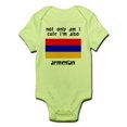 thumbnail image 1 of CafePress - Cute And Armenian Body Suit - Baby Light Bodysuit, 1 of 1