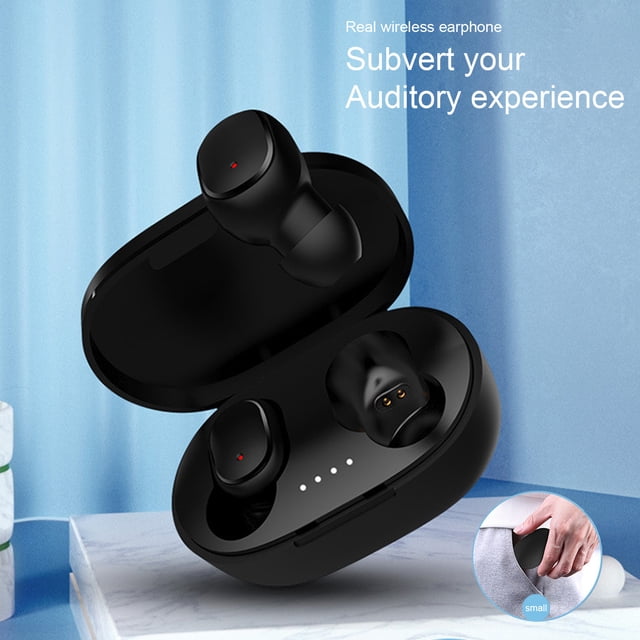Twowood auricular E6S True Wireless Estéreo Auricular Diseño Ergonómico HiFi Calidad Sound Conexión Estable Conexión inalámbrica Bluetooth Compatible con Oreja Bub para Sport